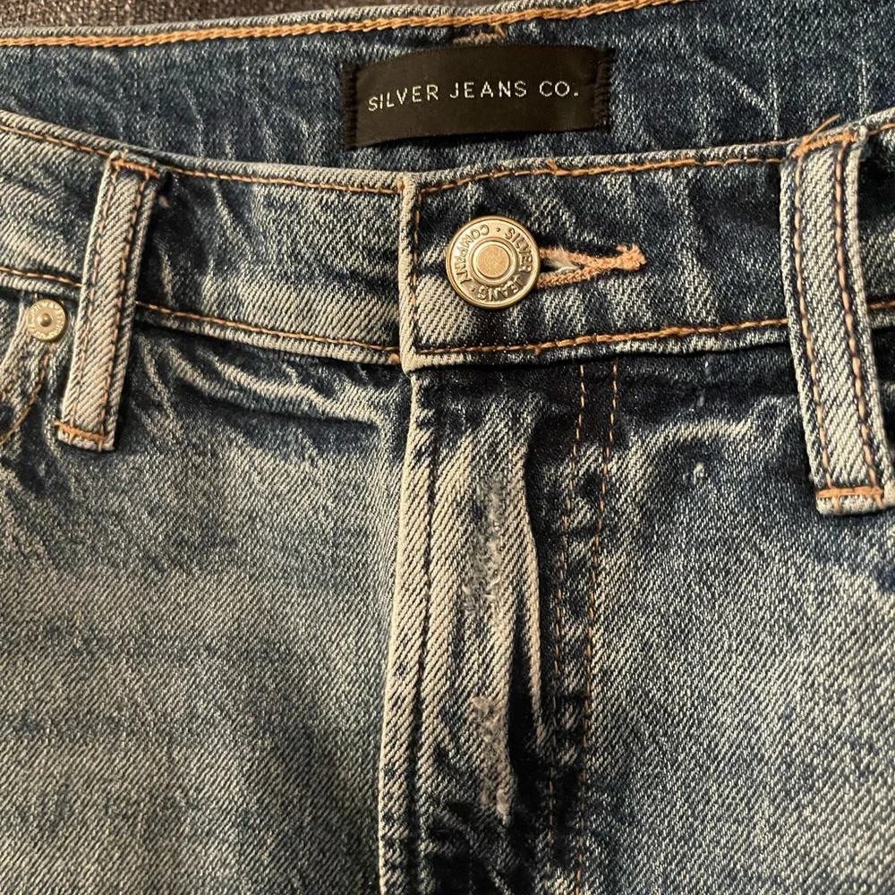 Silver Jean Co. Light Blue Pencil Skirt - Picture 3 of 4